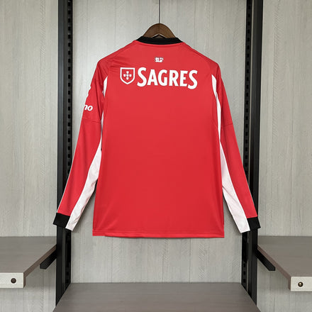 Long Sleeve 2025/26 Benfica Home Jersey