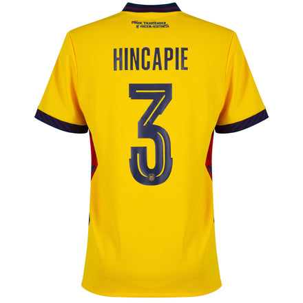 Ecuador Home Hincapie 3 Fan Jersey Shirt 2026-2027