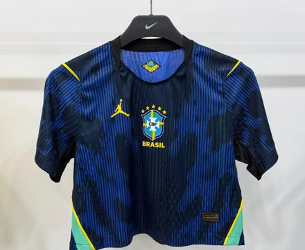 Cropped Brazil Women Away 2025 - Fan Version Brasil