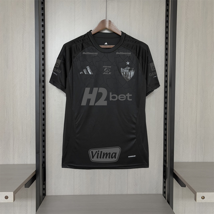 Jersey Atlético Mineiro All Black 2025/26 - Galo na Veia - All Sponsor
