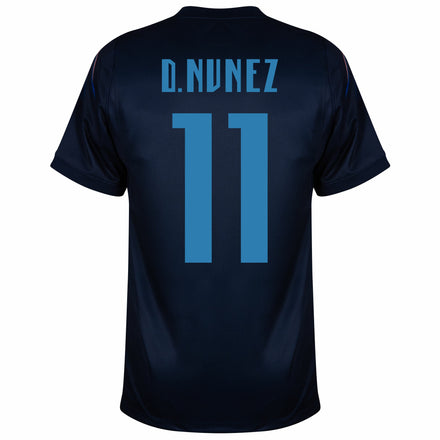Uruguay Away D. Nunez 11 Fan Jersey Shirt 2026-2027 (Fan Style Printing)