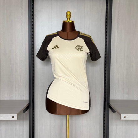 Jersey Flamengo Training 2026 Women's Bege - Fan Version