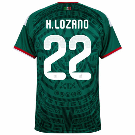 Mexico Home Fan Jersey H.Lozano 22 Shirt 2026-2027