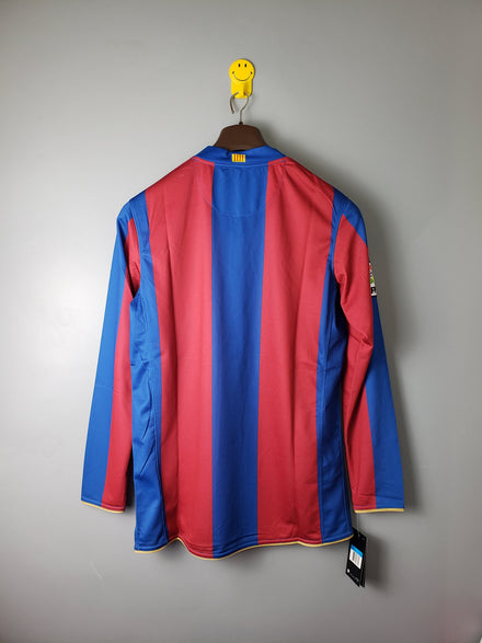 Jersey Longsleeve Barcelona 07/08 Grená