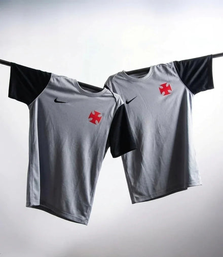 Jersey Vasco 2026/27 Fan Version - Training - Cinza+Preto