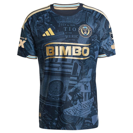 Milan Iloski Philadelphia Union adidas 2026 1776 Kit On-Field Authentic Patch Jersey - Navy