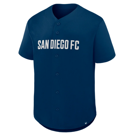 San Diego FC Fanatics Maximum Intensity Button-Up Jersey - Navy