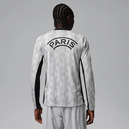 Paris Saint-Germain Jordan Brand Men's Long Sleeve Pre-Match Dri-FIT Top - Black