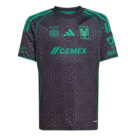 Tigres UANL adidas Youth 2025/26 Third Replica Jersey - Gray