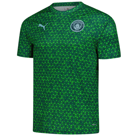 Manchester City Puma 2025/26 Pre-Match Training Jersey - Green