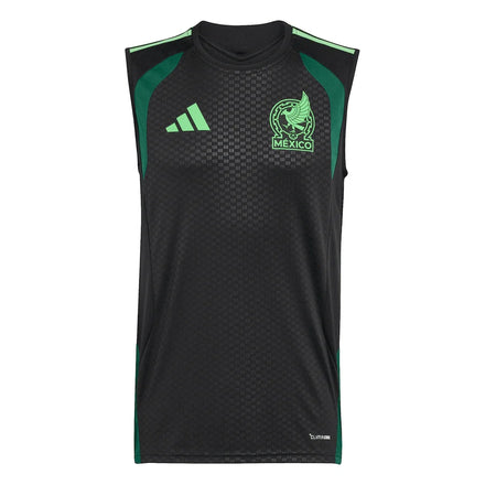 Mexico National Team adidas 2026 Home Sleeveless Training Jersey - Black