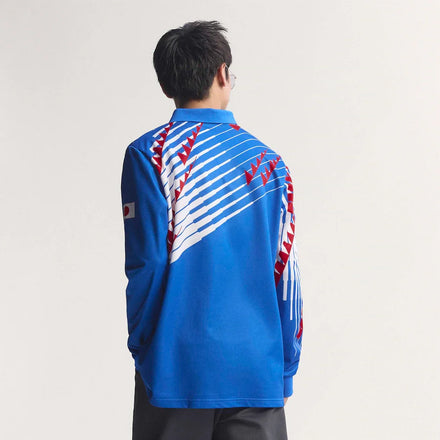 Japan National Team adidas 1993 Bringback Replica Long Sleeve Jersey - Blue/White