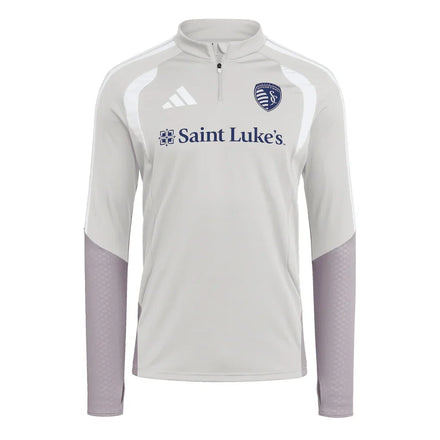 Sporting Kansas City adidas 2026 Tiro Competition Quarter-Zip Training Top - Silver