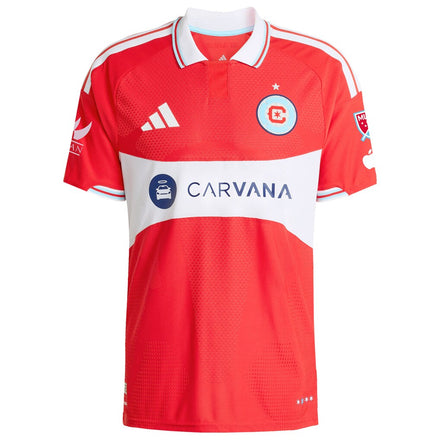 Joel Waterman Chicago Fire adidas 2026 Forever Red On-Field Authentic Jersey - Red