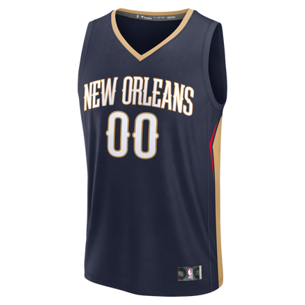 New Orleans Pelicans Fanatics Fast Break Custom Jersey - Icon Edition - Navy