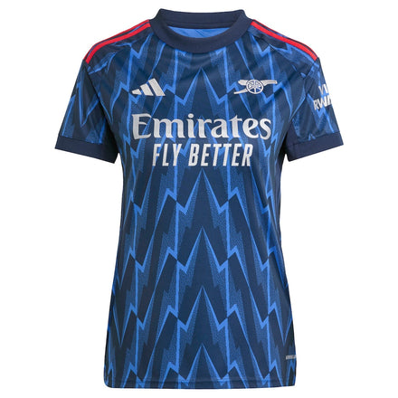 Arsenal adidas Women's 2025/26 Away Replica Jersey - Blue