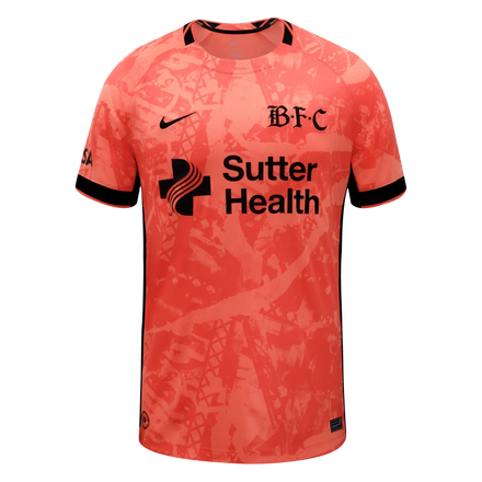 Bay FC Nike 2026 Third Stadium Replica Jersey - Red
