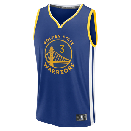 Will Richard Golden State Warriors Fanatics Fast Break Replica Jersey - Blue - Icon Edition