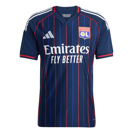 Olympique Lyonnais adidas 2025/26 Away Replica Jersey - Blue