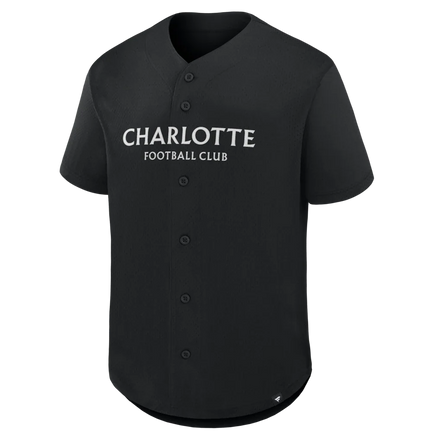 Charlotte FC Fanatics Maximum Intensity Button-Up Jersey - Black