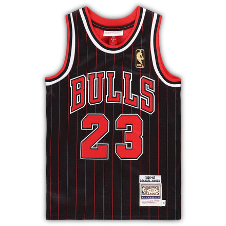Michael Jordan Chicago Bulls Mitchell & Ness Preschool 1996/97 Hardwood Classics Authentic Jersey - Black