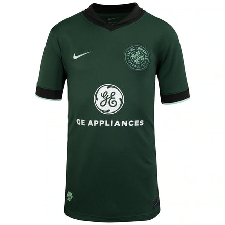 Racing Louisville FC Nike Youth 2025 The Roots Kit Stadium Replica Jersey - Forest Green