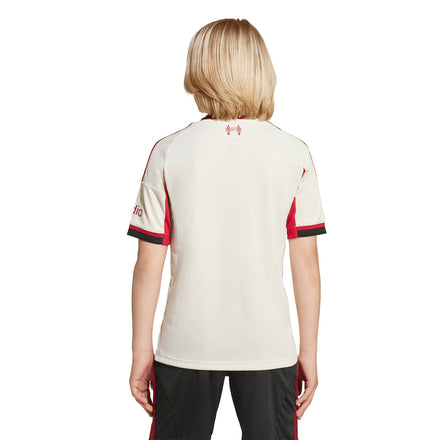 Liverpool adidas Youth 2025/26 Away Replica Jersey - White