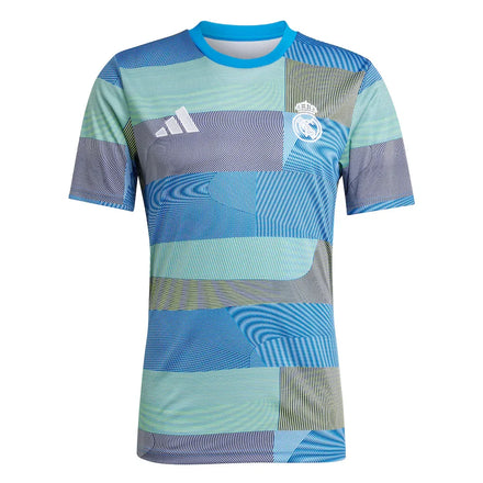 Real Madrid adidas 2025/26 AEROREADY Pre-Match Top - Blue
