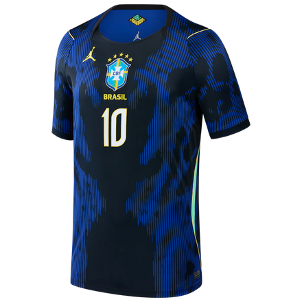 Brazil National Team Jordan Brand Youth 2026 Away Stadium Replica Jersey - Blue