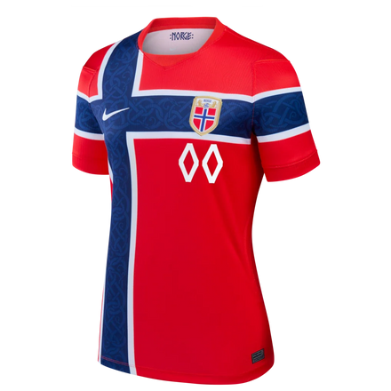 Norway National Team Nike Women's 2026 Home Stadium Replica Custom Jersey - Red