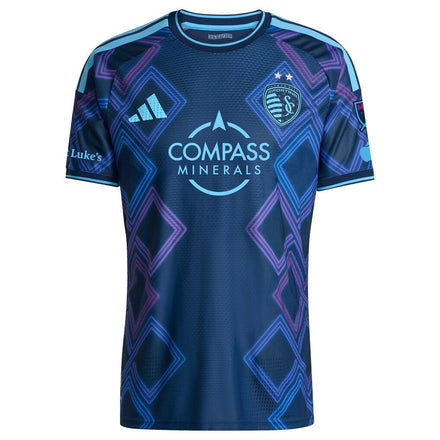 Sporting Kansas City adidas 2026 The 18th & Vine Kit On-Field Authentic Patch Custom Jersey - Blue