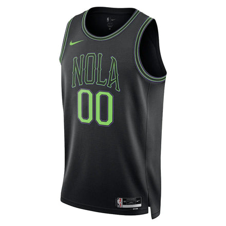 New Orleans Pelicans Nike Unisex 2025/26 City Edition Swingman Custom Jersey - Black