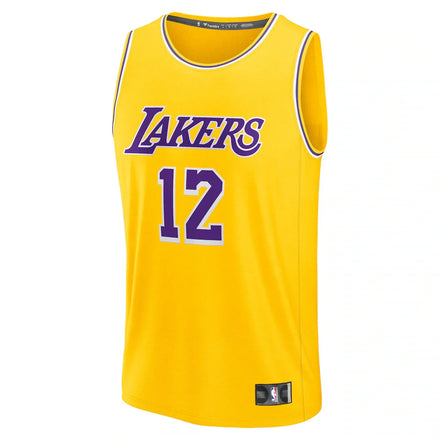 Jake LaRavia Los Angeles Lakers Fanatics Fast Break Replica Jersey - Icon Edition - Gold