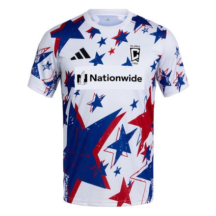 Columbus Crew adidas 2026 Americana Pre-Match Jersey - White