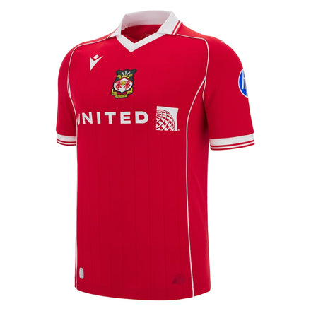 Macron Wrexham Male Adult Red MAC F25 Men's Replica Jersey