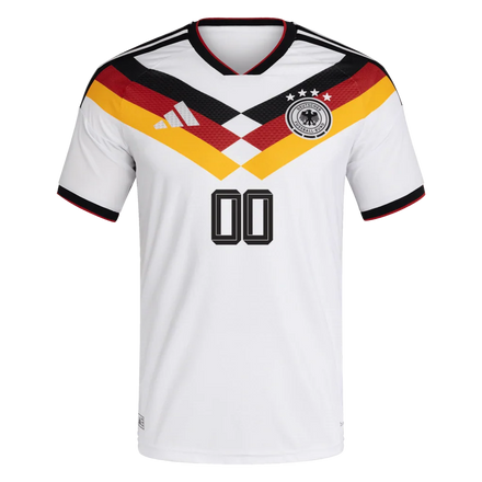 Germany National Team adidas 2026 Home On-Field Authentic Custom Jersey - White
