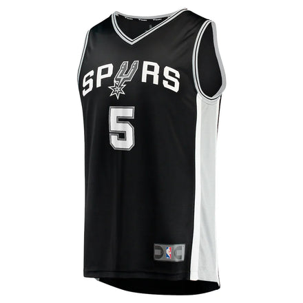 Stephon Castle San Antonio Spurs Fanatics 2024 NBA Draft Fast Break Player Jersey - Icon Edition - Black