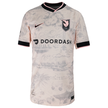 Angel City FC Nike Youth 2026 Secondary Stadium Replica Jersey - Tan