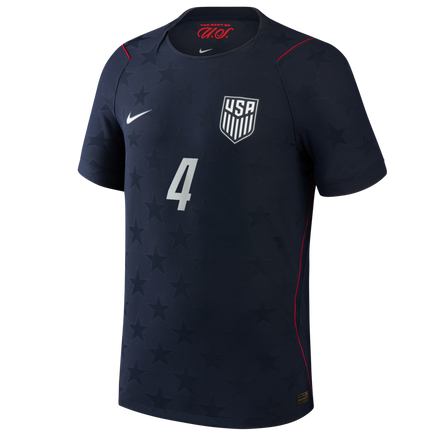 Tyler Adams USMNT Nike 2026 Away Match Authentic Jersey - Blue