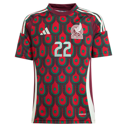 Hirving Lozano Mexico National Team adidas Youth 2024 Home Replica Player Jersey - Green