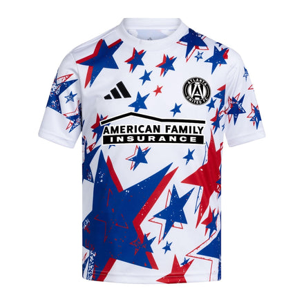Atlanta United FC adidas Youth 2026 Americana Pre-Match Jersey - White