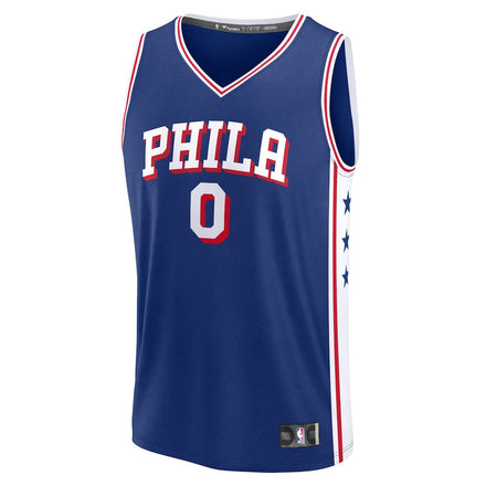 Tyrese Maxey Philadelphia 76ers Fanatics Big & Tall Fast Break Jersey - Icon Edition - Royal