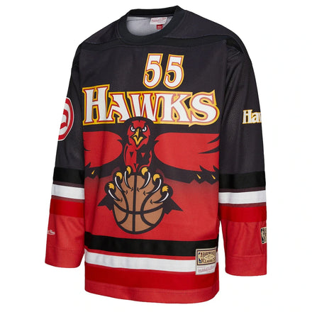 Dikembe Mutombo Atlanta Hawks Mitchell & Ness Unisex Maxxed Out Fashion Hockey Jersey - Red