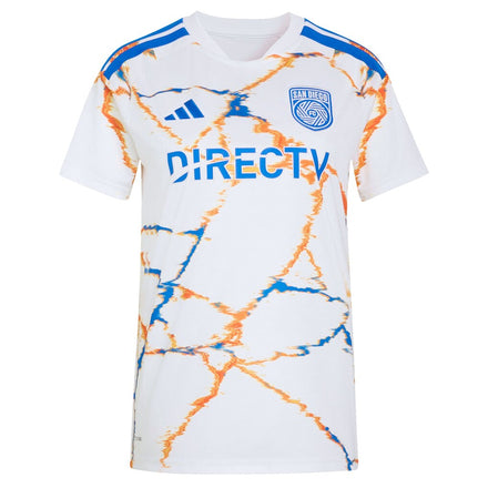Jeppe Tverskov San Diego FC adidas Women's 2026 Celebration of Unprecedented Unity Kit Replica Jersey - White
