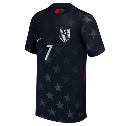 Giovanni Reyna USMNT Nike Youth 2026 Away Stadium Replica Jersey - Blue