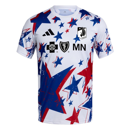 Minnesota United FC adidas 2026 Americana Pre-Match Jersey - White