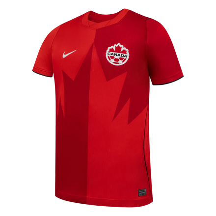 Canada Soccer Nike Youth 2026 Home Stadium Replica Jersey - Red