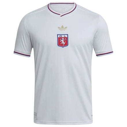 Olympique Lyonnais adidas 2025/26 Home Replica Jersey - White