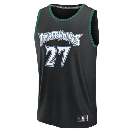 Rudy Gobert Minnesota Timberwolves Fanatics Fast Break Jersey - Classic Edition - Black