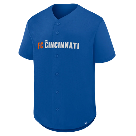 FC Cincinnati Fanatics Maximum Intensity Button-Up Jersey - Blue